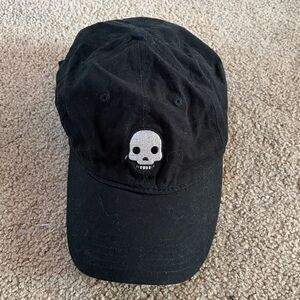 Reason Black Cap with Skull Design